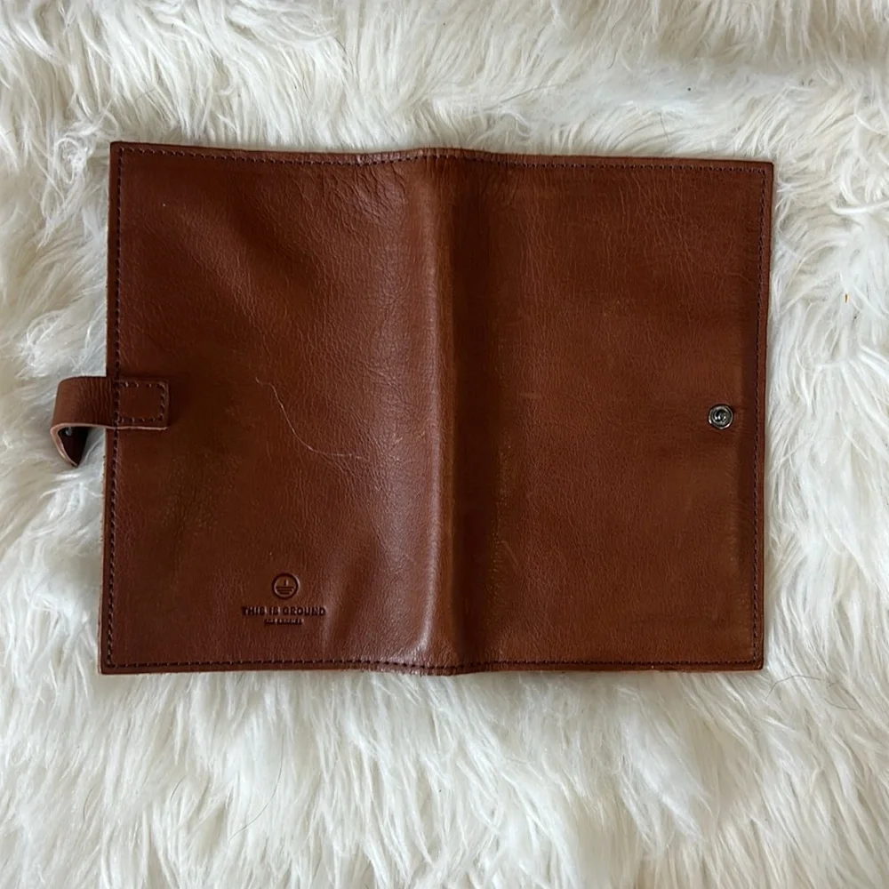 This Is Ground Leather Passport Wallet